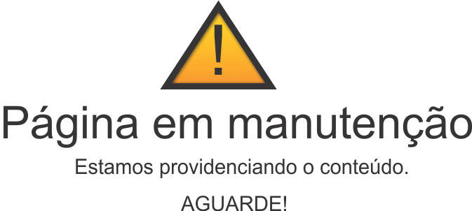 Site em manutençã